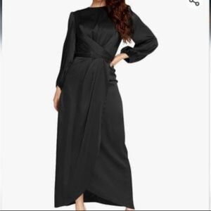 Pinup Art Black Elegant Dress XL